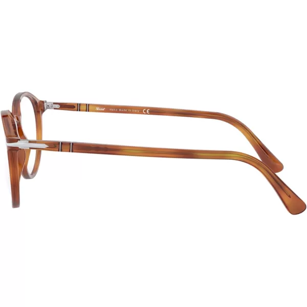 Persol PO3218V Round Prescription Eyewear FramesTerra Di SienaDemo Lens