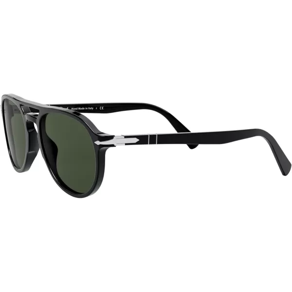 Persol PO3235S Aviator SunglassesBlackGreen