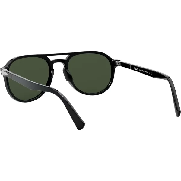 Persol PO3235S Aviator SunglassesBlackGreen