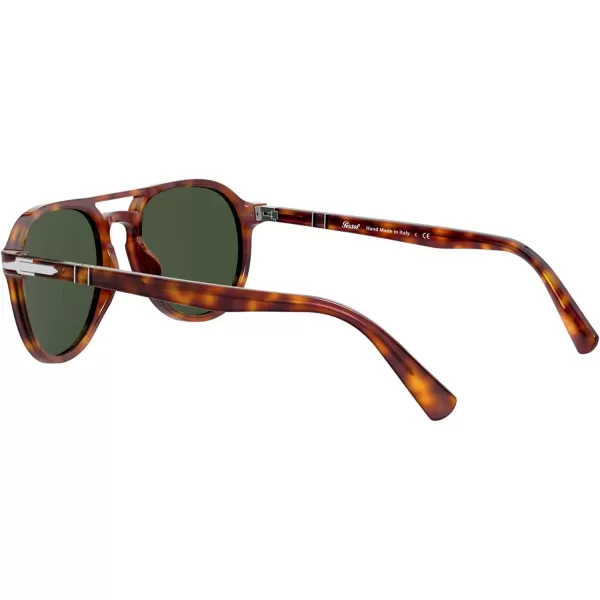 Persol PO3235S Aviator SunglassesRed HavanaGreen