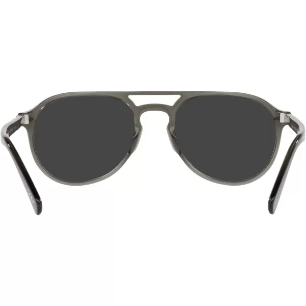 Persol PO3235S Aviator SunglassesSmoke OpalDark Grey Polarized