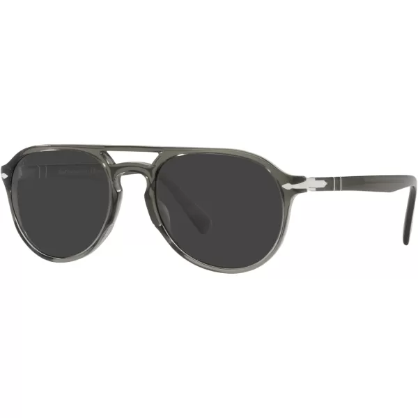 Persol PO3235S Aviator SunglassesSmoke OpalDark Grey Polarized