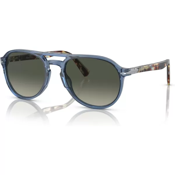 Persol PO3235S Aviator SunglassesTransparent Navy