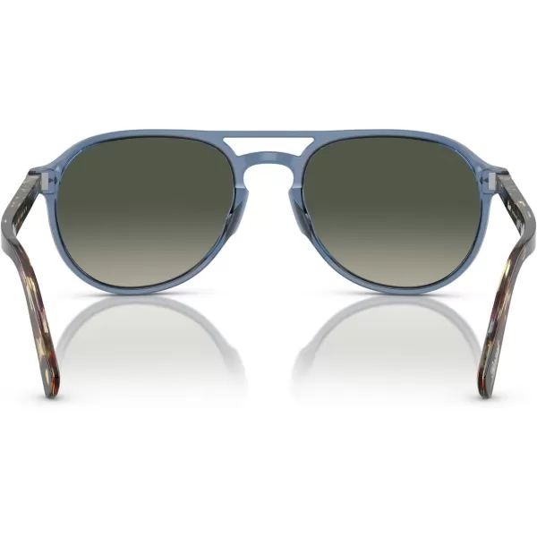 Persol PO3235S Aviator SunglassesTransparent Navy