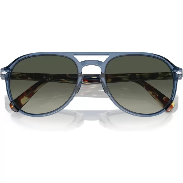 Persol PO3235S Aviator SunglassesTransparent Navy