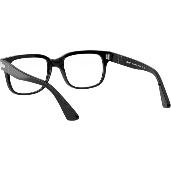 Persol PO3252V Square Prescription Eyewear FramesBlackDemo Lens