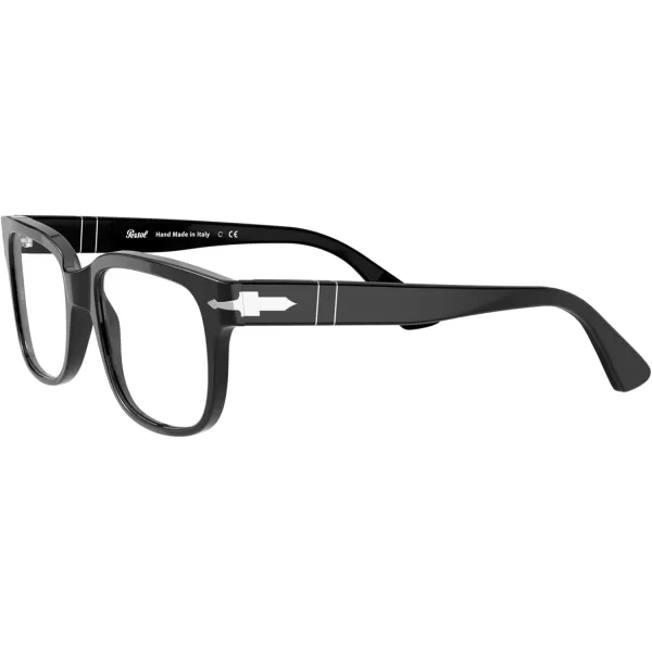 Persol PO3252V Square Prescription Eyewear FramesBlackDemo Lens