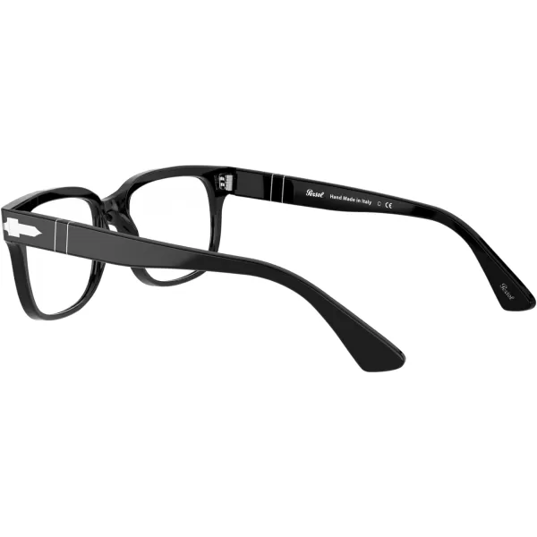 Persol PO3252V Square Prescription Eyewear FramesBlackDemo Lens