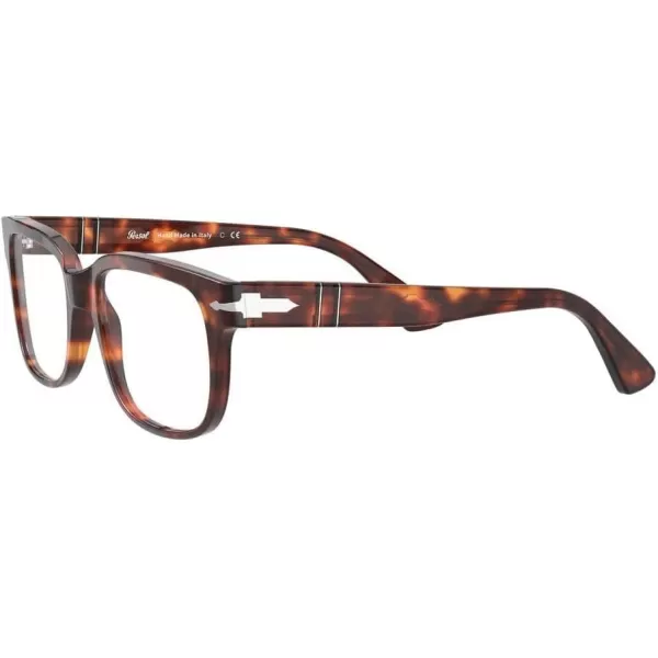 Persol PO3252V Square Prescription Eyewear FramesHavanaDemo Lens