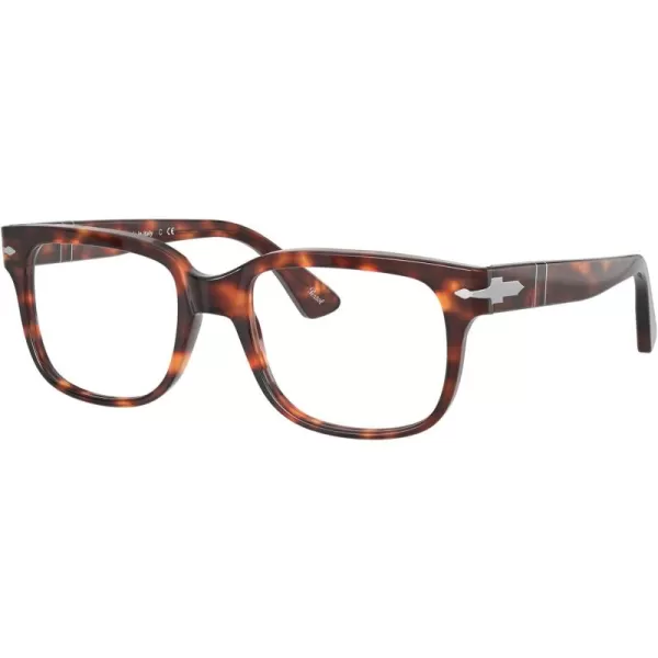 Persol PO3252V Square Prescription Eyewear FramesHavanaDemo Lens