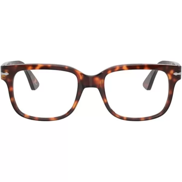 Persol PO3252V Square Prescription Eyewear FramesHavanaDemo Lens