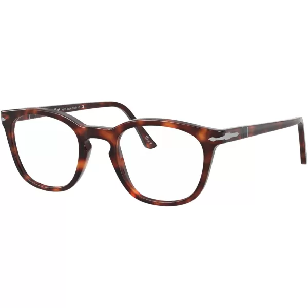 Persol PO3258V Round Prescription Eyewear FramesHavanaDemo Lens