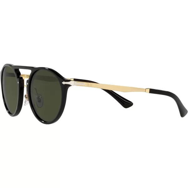 Persol PO3264S Round SunglassesBlackGold