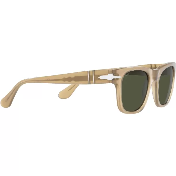 Persol PO3269S Square SunglassesBeige OpalGreen