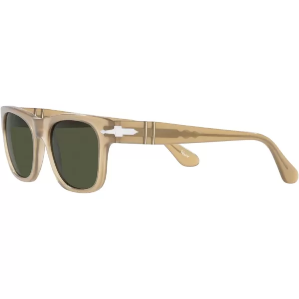 Persol PO3269S Square SunglassesBeige OpalGreen