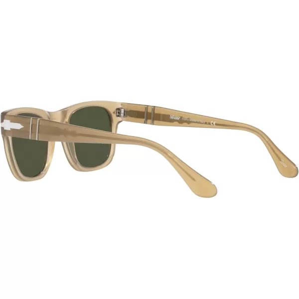 Persol PO3269S Square SunglassesBeige OpalGreen