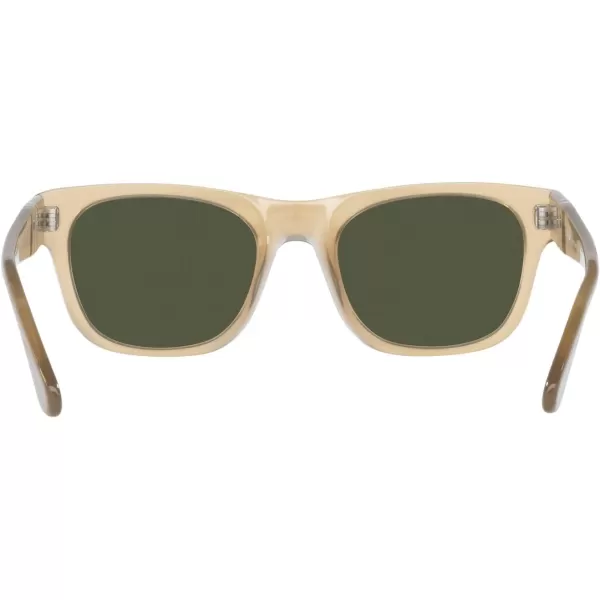 Persol PO3269S Square SunglassesBeige OpalGreen