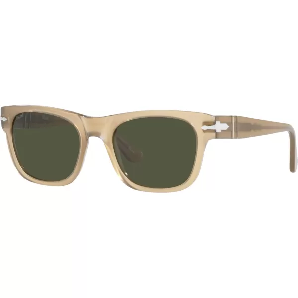 Persol PO3269S Square SunglassesBeige OpalGreen