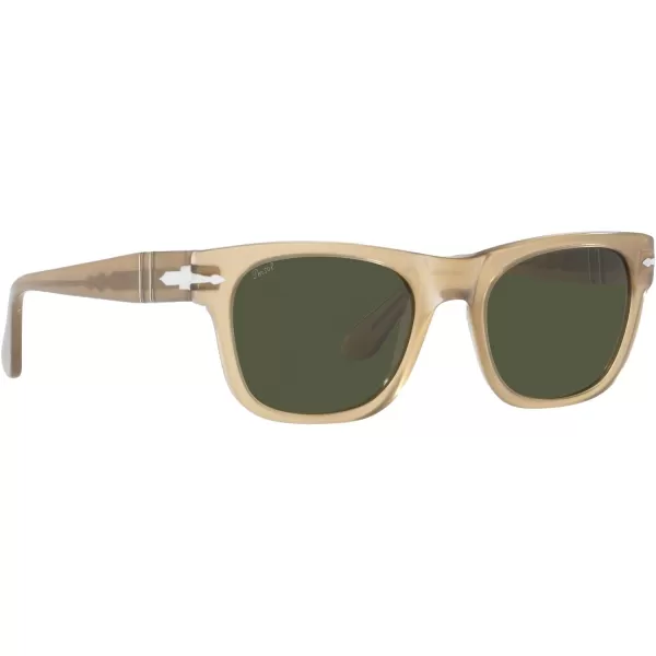 Persol PO3269S Square SunglassesBeige OpalGreen