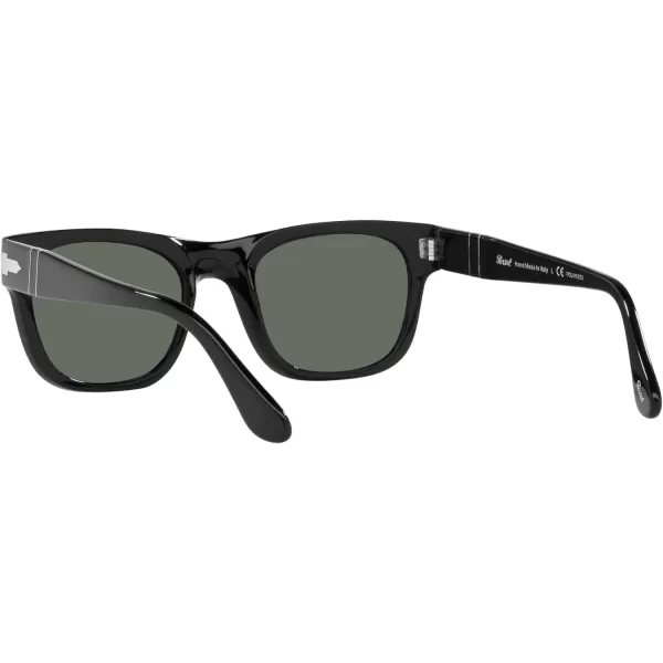 Persol PO3269S Square SunglassesBlackGreen Polarized