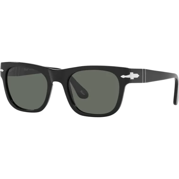 Persol PO3269S Square SunglassesBlackGreen Polarized