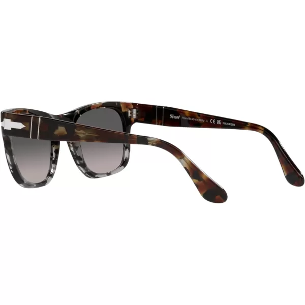 Persol PO3269S Square SunglassesBrownGreyTortoiseGrey Gradient Polarized