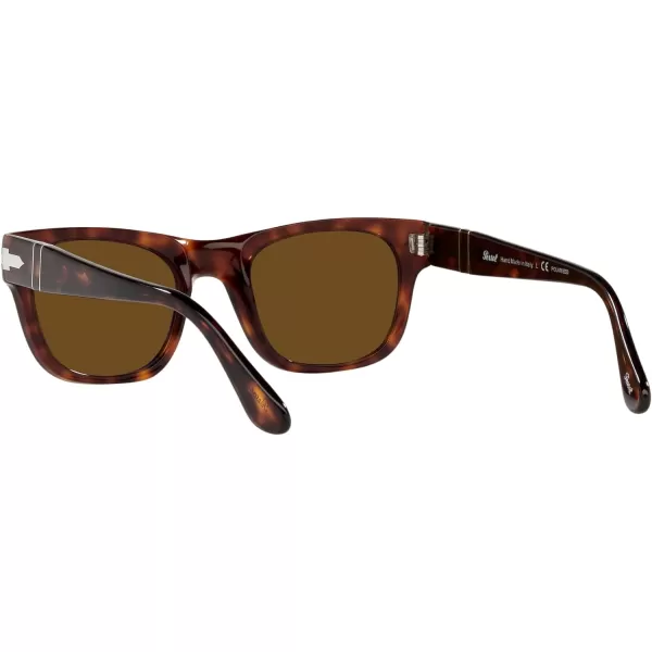 Persol PO3269S Square SunglassesHavanaBrown Polarized