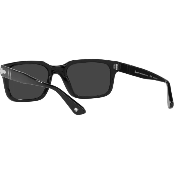 Persol PO3272S Rectangular SunglassesBlackPolarized Dark Grey