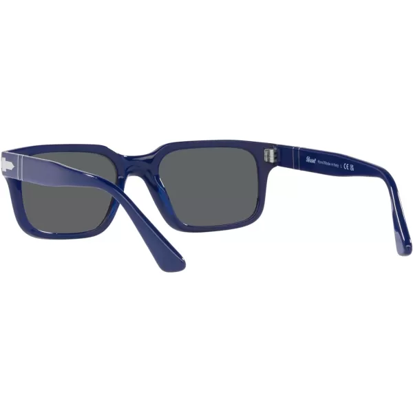 Persol PO3272S Rectangular SunglassesBlueDark Grey