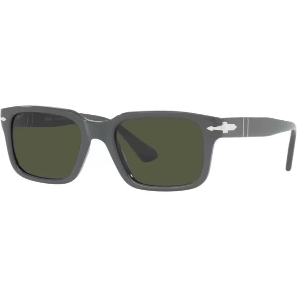 Persol PO3272S Rectangular SunglassesFull GreyGreen