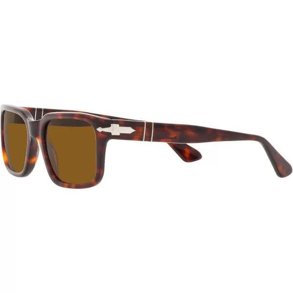 Persol PO3272S Rectangular SunglassesHavanaBrown