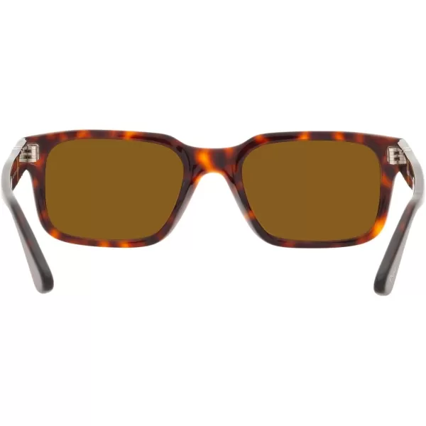 Persol PO3272S Rectangular SunglassesHavanaBrown