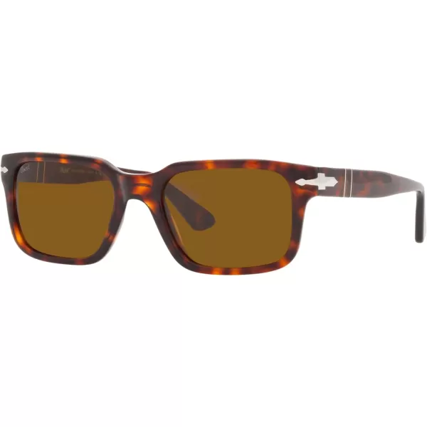 Persol PO3272S Rectangular SunglassesHavanaBrown