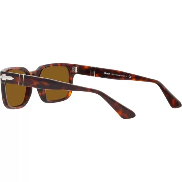 Persol PO3272S Rectangular SunglassesHavanaBrown