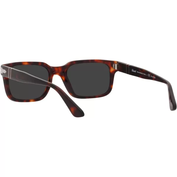 Persol PO3272S Rectangular SunglassesHavanaPolarized Black