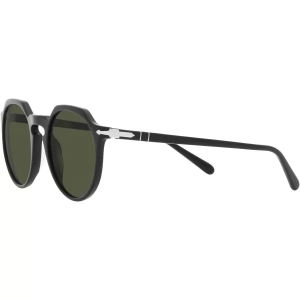 Persol PO3281S Round SunglassesBlackGreen