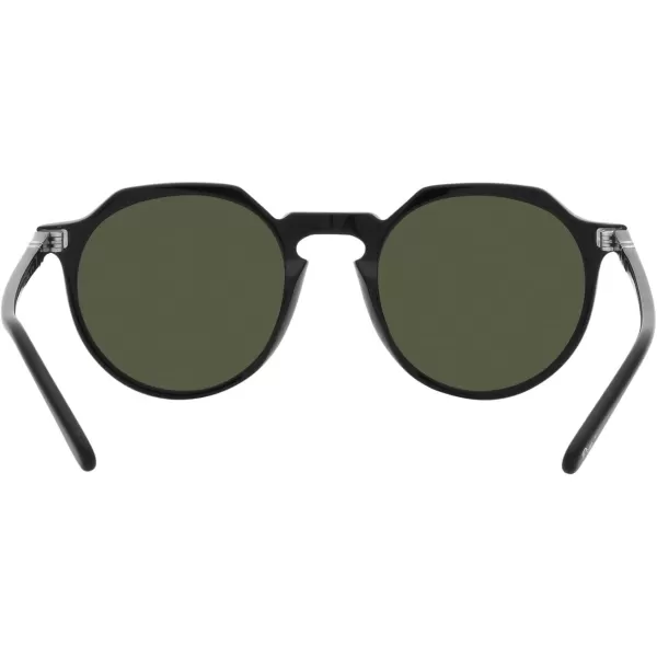 Persol PO3281S Round SunglassesBlackGreen