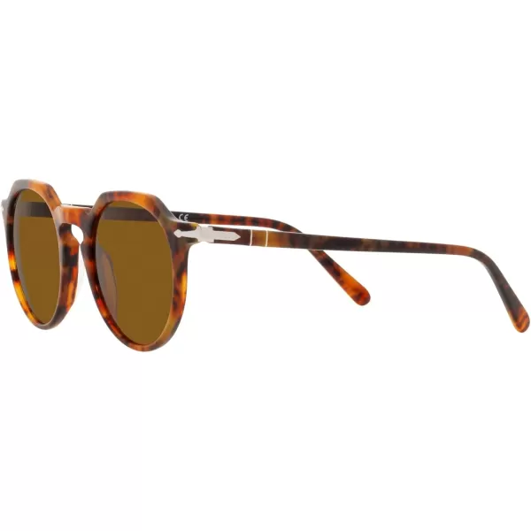 Persol PO3281S Round SunglassesCaffeBrown