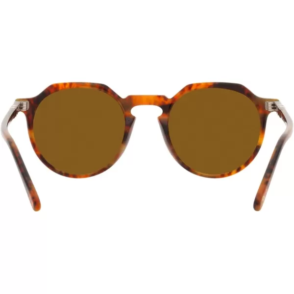 Persol PO3281S Round SunglassesCaffeBrown