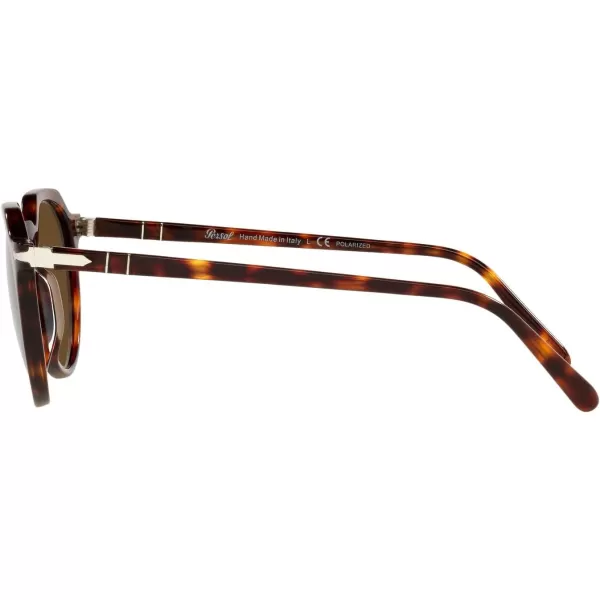 Persol PO3281S Round SunglassesHavanaBrown Polarized