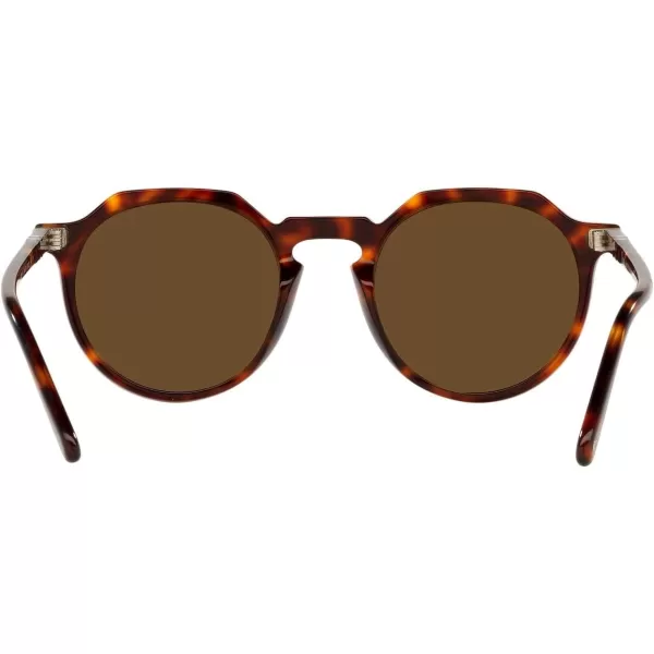 Persol PO3281S Round SunglassesHavanaBrown Polarized