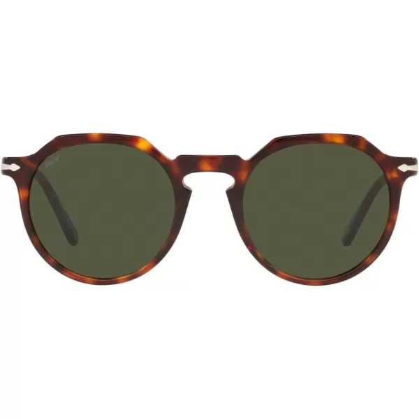 Persol PO3281S Round SunglassesHavanaGreen