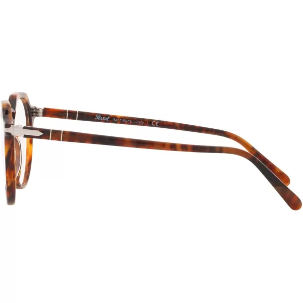 Persol PO3281V Round Prescription Eyewear FramesCaffeDemo Lens