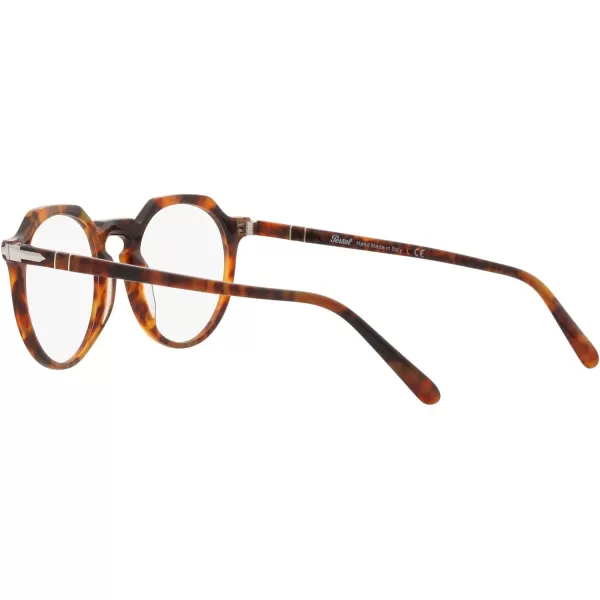 Persol PO3281V Round Prescription Eyewear FramesCaffeDemo Lens