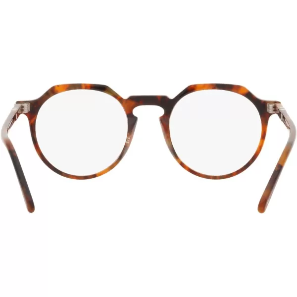 Persol PO3281V Round Prescription Eyewear FramesCaffeDemo Lens