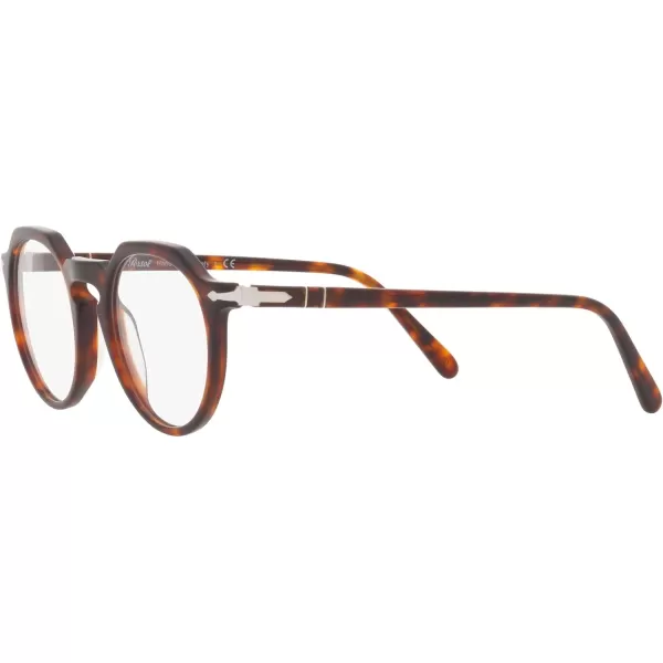 Persol PO3281V Round Prescription Eyewear FramesHavanaDemo Lens