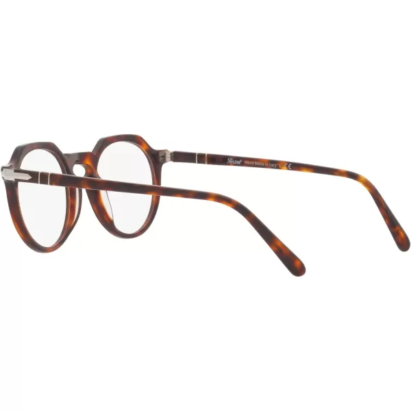 Persol PO3281V Round Prescription Eyewear FramesHavanaDemo Lens