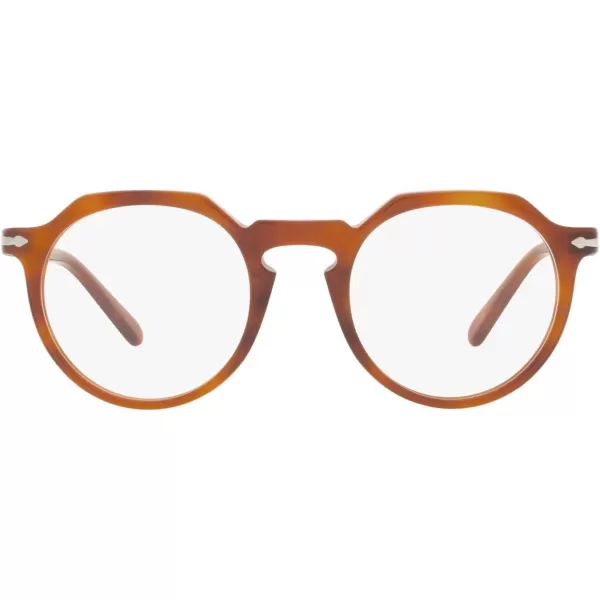 Persol PO3281V Round Prescription Eyewear FramesTerra Di SienaDemo Lens