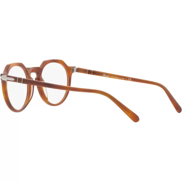 Persol PO3281V Round Prescription Eyewear FramesTerra Di SienaDemo Lens