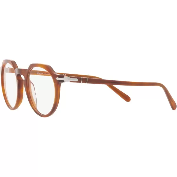 Persol PO3281V Round Prescription Eyewear FramesTerra Di SienaDemo Lens